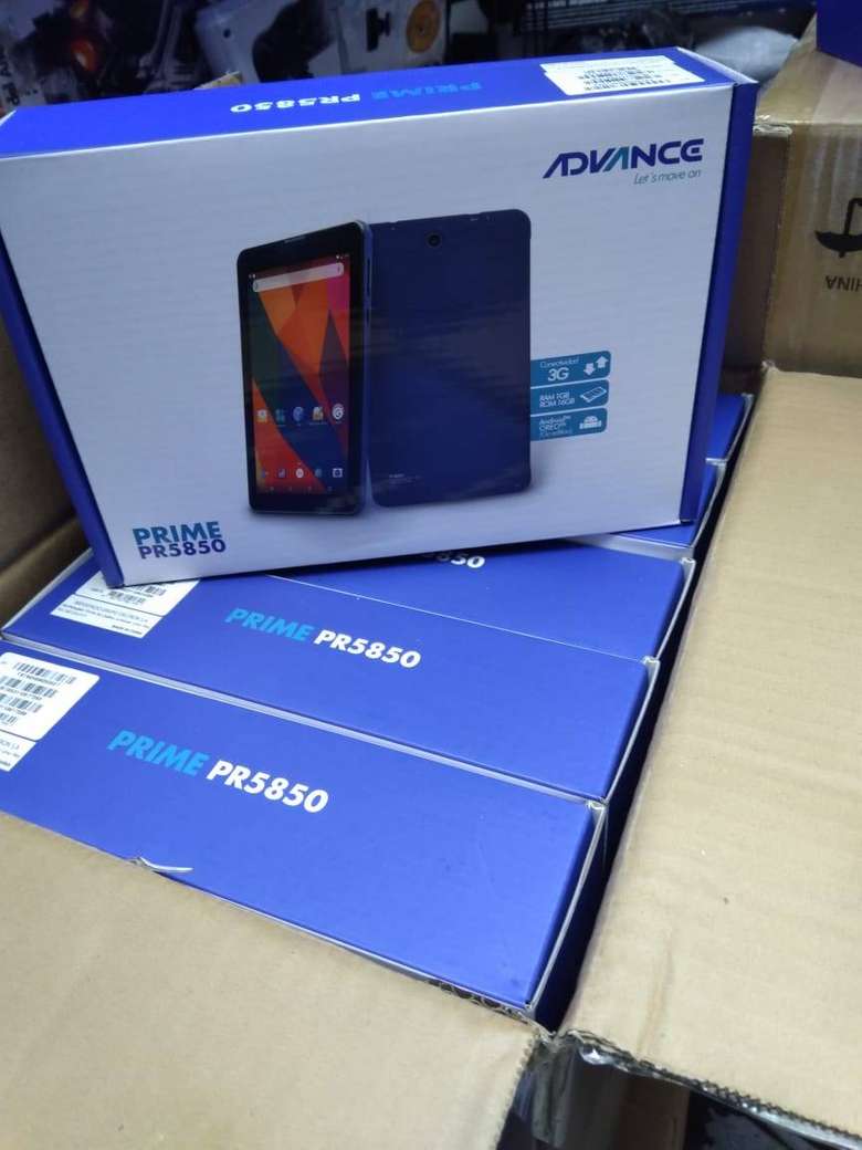 Tablet Advance Prime PR5850, 7" 1024x600, Android 9, 3G, Dual SIM, 16GB, RAM 1GB, Nueva sellada en caja